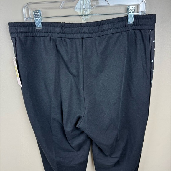 Allison Daley Black & White Mini Dot Pull On Elastic Waist Pants Size Medium - Picture 5 of 9